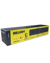 Колонка Perfeo Melody Sound Bar 6Вт (RMS) (PF-A4435) черная