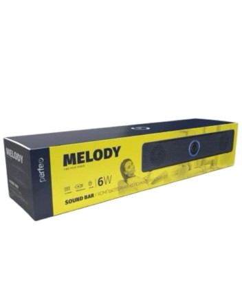  Колонка Perfeo Melody Sound Bar 6Вт (RMS) (PF-A4435) черная