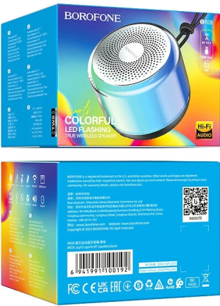  Bluetooth колонка Borofone BR28 BT5.1/5Вт/MicroSD/FM черная