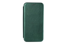 Чехол-книжка Xiaomi redmi Note 12S Fashion Case кожаная боковая зеленая