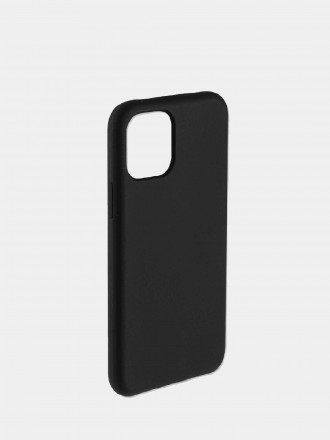Чехол-накладка для i-Phone 12/12 Pro 6.1&quot; силикон матовый чёрный