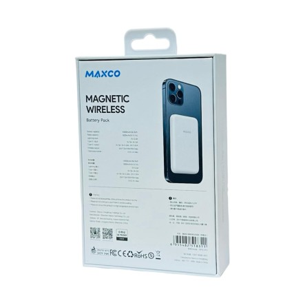  Powerbank магнитный с MagSafe Maxco MPB-P11 10000mAh белый