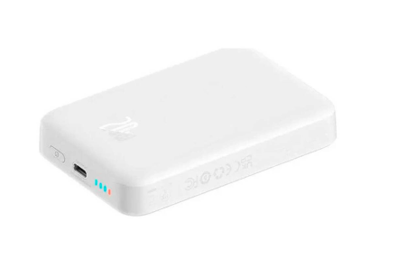  Powerbank с беспроводной зарядкой Baseus Magnetic Mini Air Slim 10000mAh 20W (P10059001223-00) белый