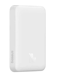 Powerbank с беспроводной зарядкой Baseus Magnetic Mini Air Slim 10000mAh 20W (P10059001223-00) белый