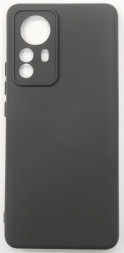 Чехол-накладка для Xiaomi Redmi 12X Pro силикон матовый чёрный
