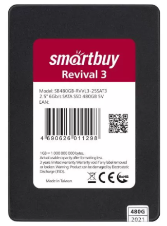  2,5&quot; SSD Smartbuy Revival 3 480GB TLC SATA3