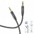  Аудиокабель AUX 3,5mm Hoco 1m с микрофоном UPA19 черный