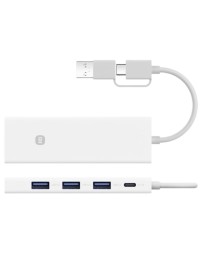 USB-хаб Xiaomi Usb-A/Type-C 4 в 1 (XMSTFXQ01YM) White