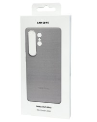 Накладка для Samsung Galaxy S25 Ultra MagSafe Kindsuit Case кожанный серый