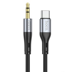 Аудиокабель Hoco UPA22 AUX 3,5мм на Type-C черный