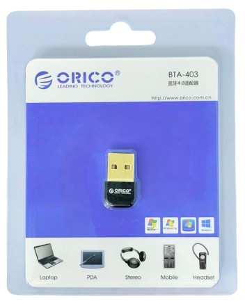  Bluetooth адаптер Orico BTA-403 BT4.0 черный