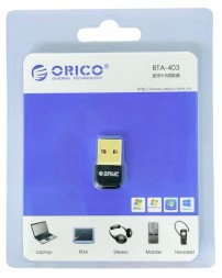 Bluetooth адаптер Orico BTA-403 BT4.0 черный