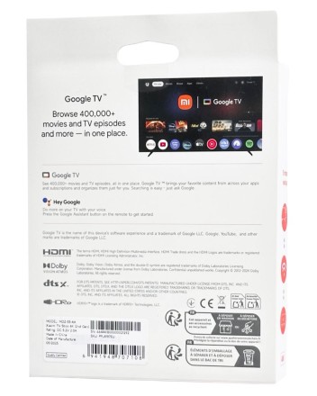  ТВ-приставка Xiaomi Mi TV Stick 4K 2nd Gen MDZ-33-AA (EU) черная