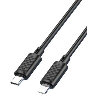  Usb Кабель-зарядка Type-C на Lightning Hoco X88 3A 20W 1м черный