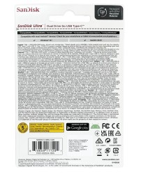 3.1 USB флеш накопитель SanDisk 128GB Ultra Dual Drive Type-c (SDDDC3-128G-G46) черный