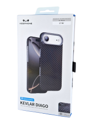 Накладка для i-Phone 17 Air Keephone Kevlar Diago MagSnap черный