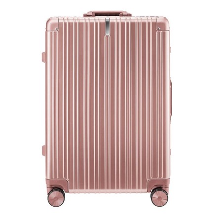  Чемодан 90 Points пластик 66 см, 26" 76л розовый