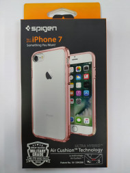 Чехол Spigen для i-Phone 7 Ultra Hybrid , кристально-розовый (042CS20445)