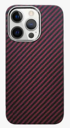 Накладка для i-Phone 15 Pro Max K-Doo Kevlar пластик фиолетовая