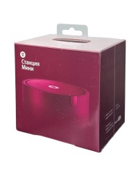 Умная колонка Яндекс Станция Мини Плюс без часов красная