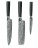  Набор кухонных ножей Spetime 3-Piece Steel Kitchen Knife Set W03-GS (3 ножей) черный