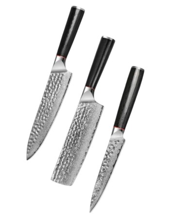  Набор кухонных ножей Spetime 3-Piece Steel Kitchen Knife Set W03-GS (3 ножей) черный