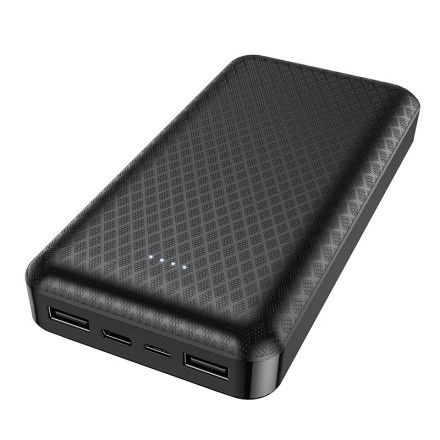  Powerbank Borofone BJ3A 20000mAh 2USB 2A с индикатором черный
