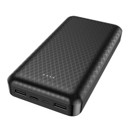 Powerbank Borofone BJ3A 20000mAh 2USB 2A с индикатором черный