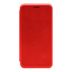 Чехол-книжка Xiaomi redmi Note 12S Fashion Case кожаная боковая красная