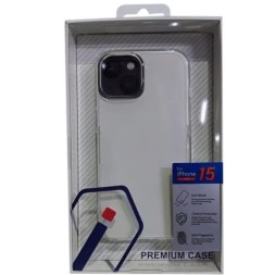 Накладка для i-Phone 15 Wiwu TPP-109 силиконовая прозрачная