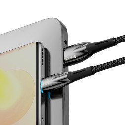 Usb Кабель-зарядка TYPE-C Baseus Glimmer Series 100W 1м (CADH000401) чёрный 
