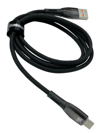  Usb Кабель-зарядка TYPE-C Baseus Glimmer Series 100W 1м (CADH000401) чёрный