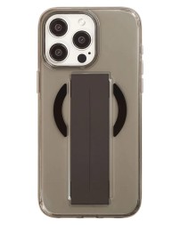 Накладка для i-Phone 15 Pro Keephone Maggrip MagSnap матовый прозрачный черный