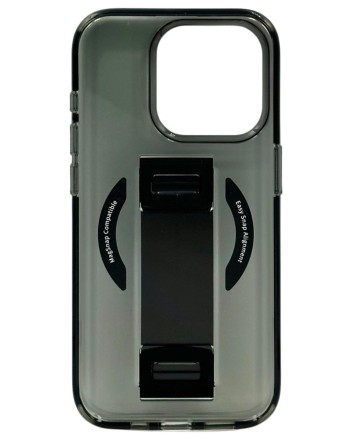  Накладка для i-Phone 15 Pro Keephone Maggrip MagSnap матовый прозрачный черный