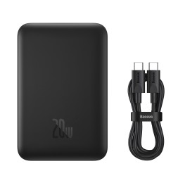 Powerbank с беспроводной зарядкой Baseus Magnetic Mini Wireless 10000mAh 20W (P10022100112-00) черны