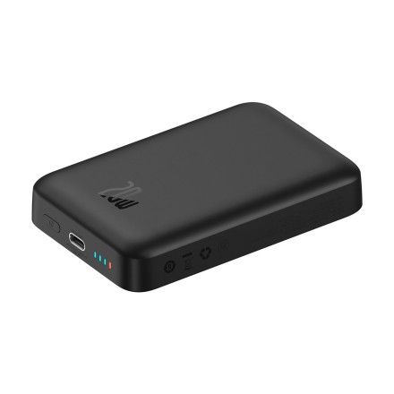  Powerbank с беспроводной зарядкой Baseus Magnetic Mini Wireless 10000mAh 20W (P10022100112-00) черны