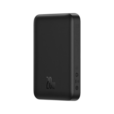  Powerbank с беспроводной зарядкой Baseus Magnetic Mini Wireless 10000mAh 20W (P10022100112-00) черны