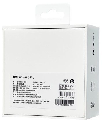  Беспроводные наушники TWS Realme Buds Air 6 Pro RMA2401 черный