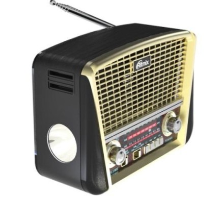  Портативный радиоприемник Ritmix RPR-050 золотой