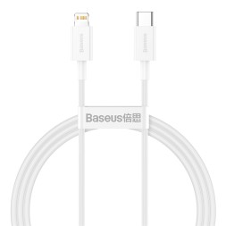 Кабель-зарядка Type-C на Lightning Baseus Superior Series 20W 2м (CATLYS-C02) белый