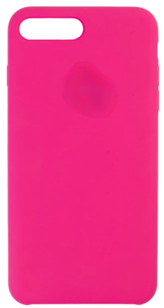  Чехол-накладка i-Phone 7 Plus/8 Plus Silicone icase №47 кислотно-розовая
