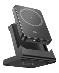 Powerbank с беспроводной зарядкой MagSafe Hoco J149 5000mAh 1USB-C 15W чёрный