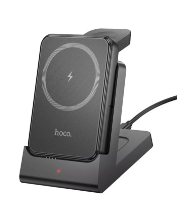  Powerbank с беспроводной зарядкой MagSafe Hoco J149 5000mAh 1USB-C 15W чёрный