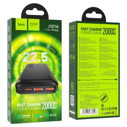 Powerbank Hoco J101A 20000mAh 2USB/1USB-C 18W/20W черный