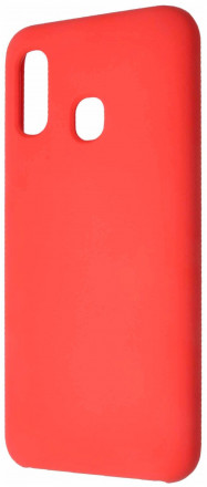 Накладка для Samsung Galaxy A40 Silicone cover красная