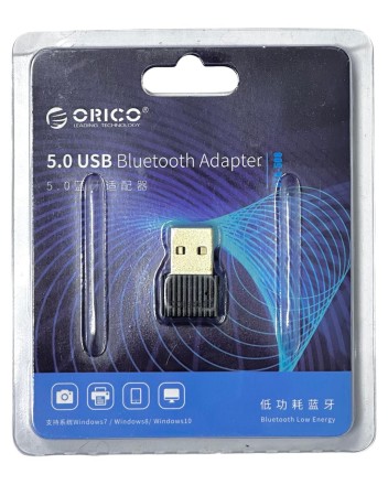  Bluetooth адаптер Orico BTA-508 BT5.0 черный