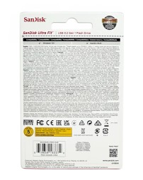 3.1 USB флеш накопитель SanDisk 16GB CZ430 Ultra Fit (SDCZ430-016G-G46) черный