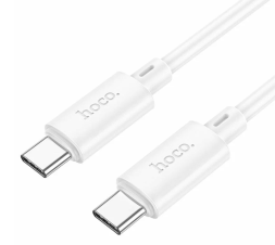 Usb Кабель-зарядка Type-C на Type-C Hoco X88 3.0A  60W 1M белый