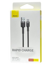 Usb Кабель-зарядка TYPE-C Baseus Cafule 50см (CATKLF-AG1) чёрный
