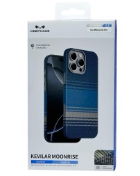 Накладка для i-Phone 16 Pro Keephone Kevlar Moonrise MagSnap синий